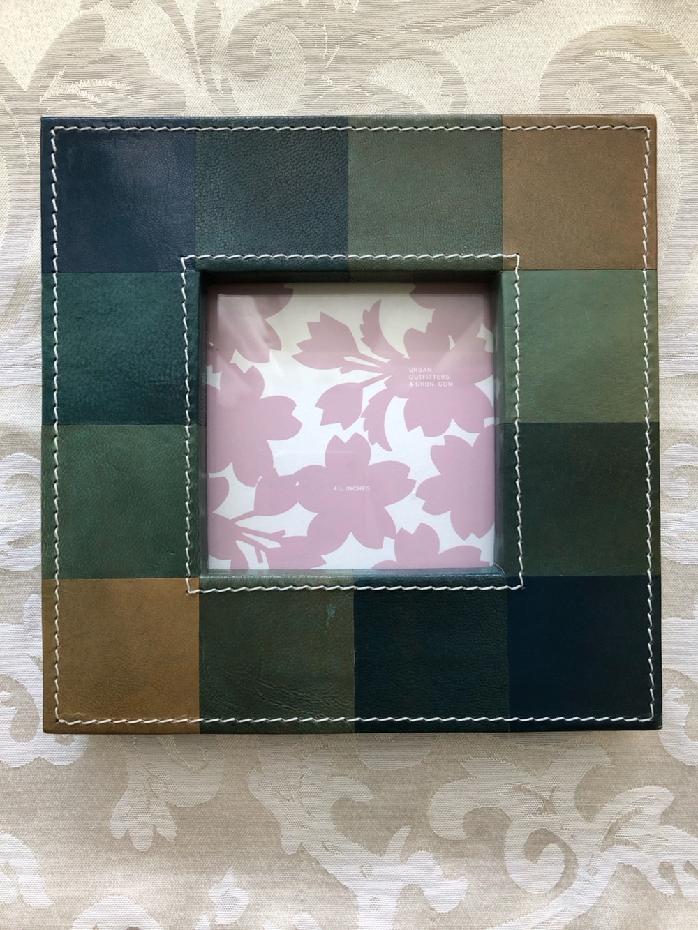 NWT Urban Outfitters Leather Color Block Picture Frame